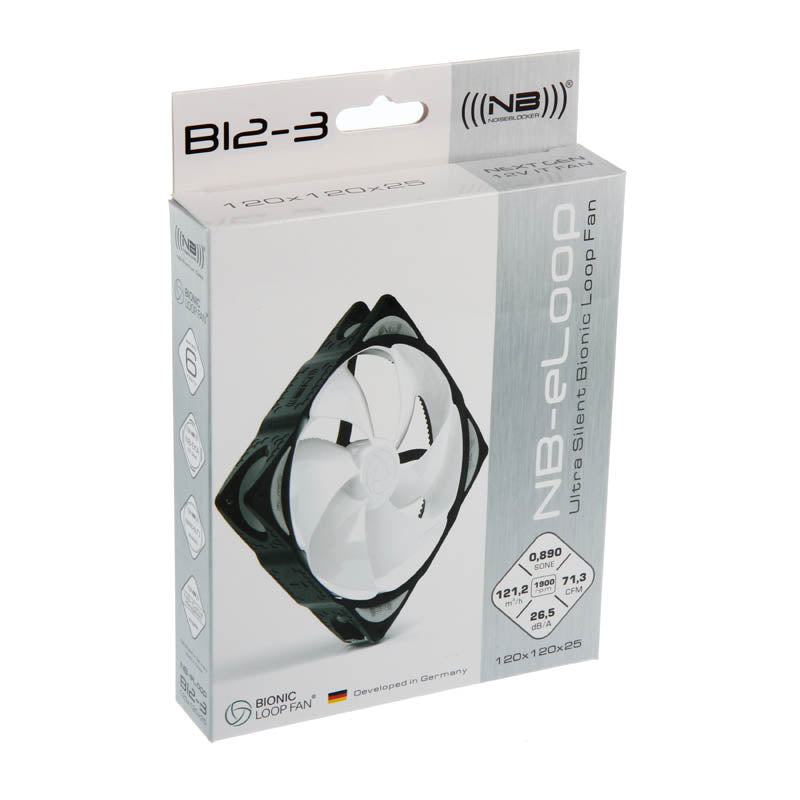 NoiseBlocker ELoop B 120mm White 1-Pack