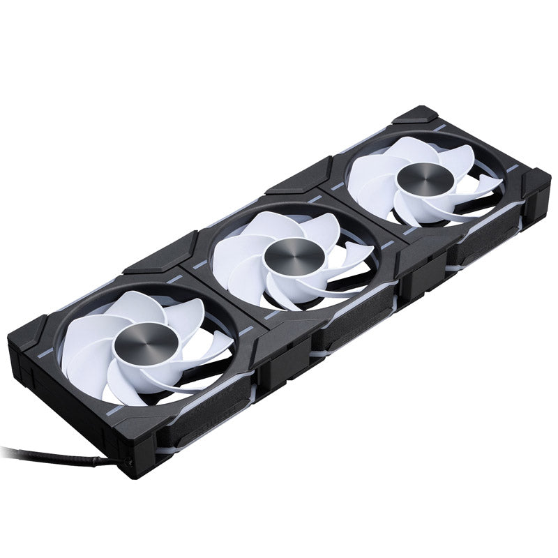 Phanteks D30-120 120mm Black Reversed 61.5 CFM PWM Addressable RGB 3-Pack