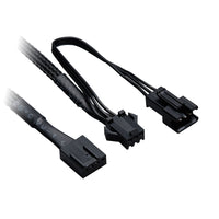 Phanteks D30-120 120mm Black Reversed 61.5 CFM PWM Addressable RGB 3-Pack