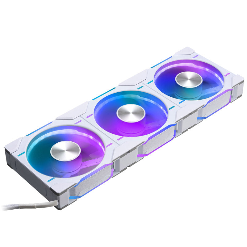 Phanteks D30-120 120mm White Reversed Addressable RGB PWM 3-Pack