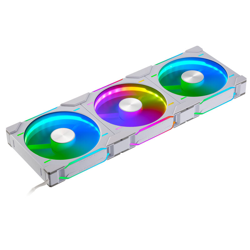 Phanteks PH-F140D30 140mm Blanc 71.93 CFM PWM RVB adressable Pack de 3