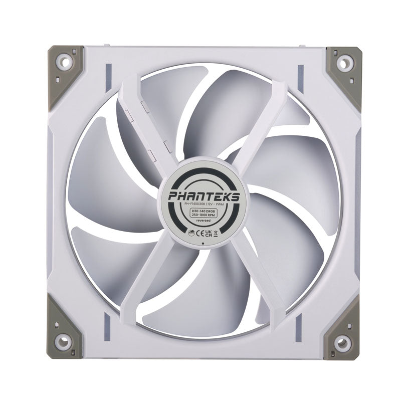Phanteks PH-F140D30R 140mm White PWM ARGB 1-Pack