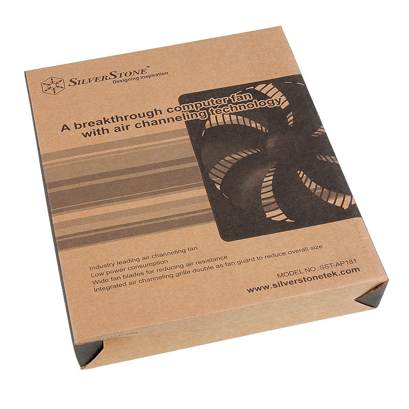 Silverstone Air Penetrator 180mm Noir 130 CFM Lot de 1