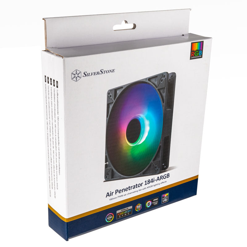 Silverstone Air Penetrator 184i 180mm Noir ARGB PWM 143,21 CFM