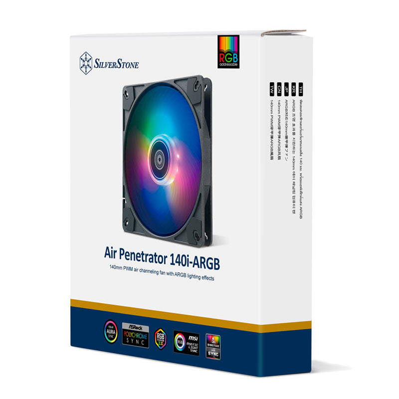 SilverStone SST-AP140I-ARGB Air Penetrator 140i, ARGB - 140mm, schwarz