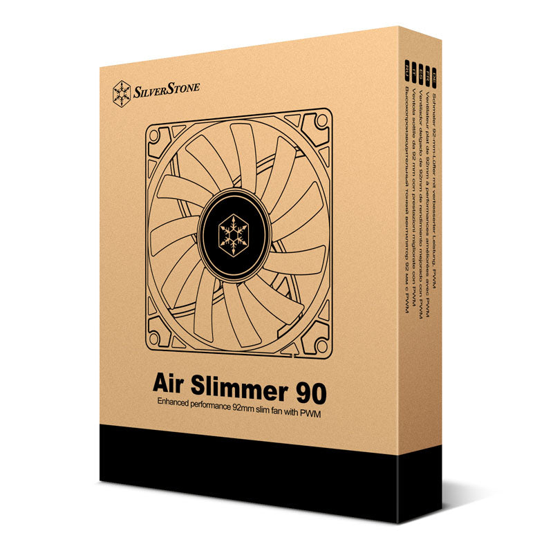 Silverstone Air Slimmer 92mm Black PWM