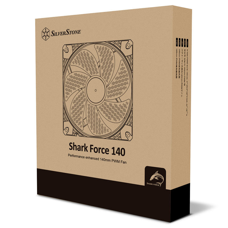 Silverstone Shark Force 140mm Noir PWM 120 CFM
