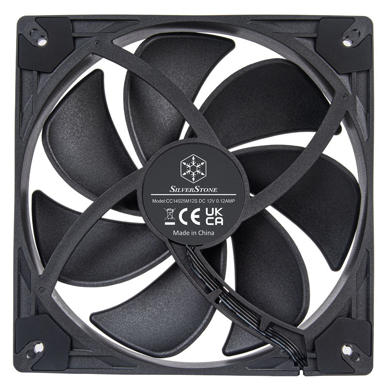 SilverStone VISTA Performance PWM Lüfter - 140 mm, Schwarz