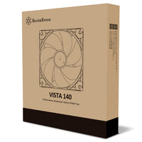SilverStone VISTA Performance PWM Lüfter - 140 mm, Schwarz