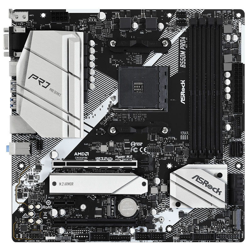 ASRock B550M Pro4 AM4 DDR4 Micro ATX