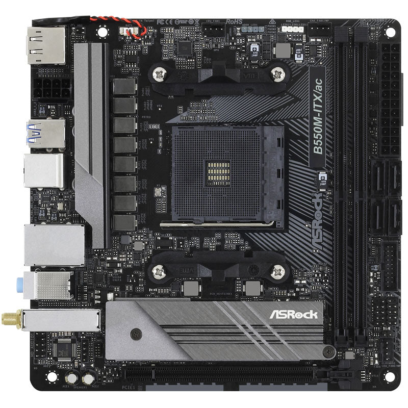 ASRock B550 B550M-ITX/ac AM4 DDR4 Mini ITX