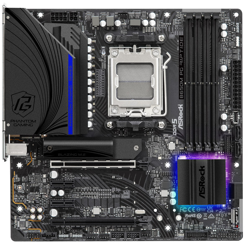 ASRock B650M PG RIPTIDE AM5 DDR5 Micro ATX