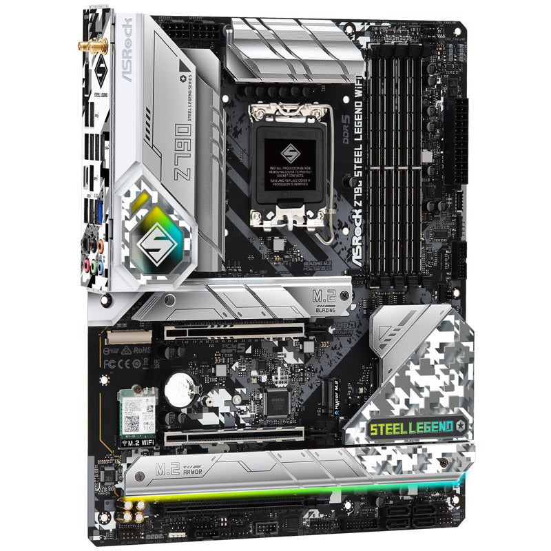 ASRock Z790 Steel Legend WIFI, Intel Z790 Mainboard - Sockel 1700, DDR5