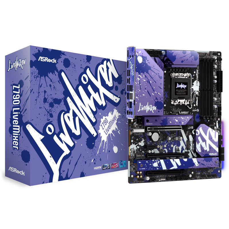 ASRock Z790 LiveMixer, Intel Z790 Mainboard - Sockel 1700, DDR5