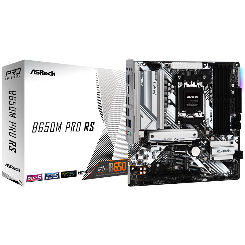 ASROCK B650M PRO RS AM5 DDR5 MICRO-ATX