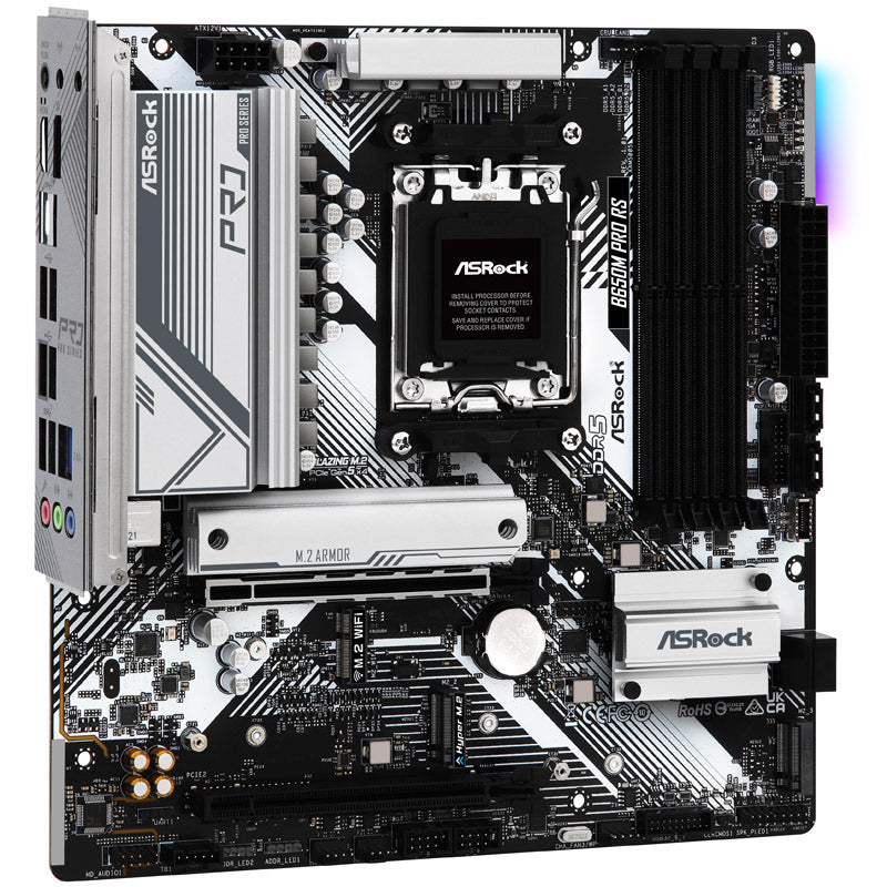 ASRock B650M Pro RS, AMD B650 Mainboard - Sockel AM5, DDR5