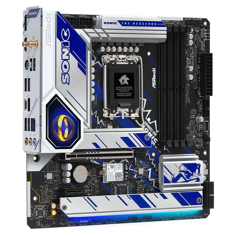 ASRock B760M PG Sonic WiFi, Intel B760 Mainboard - Sockel 1700, DDR5