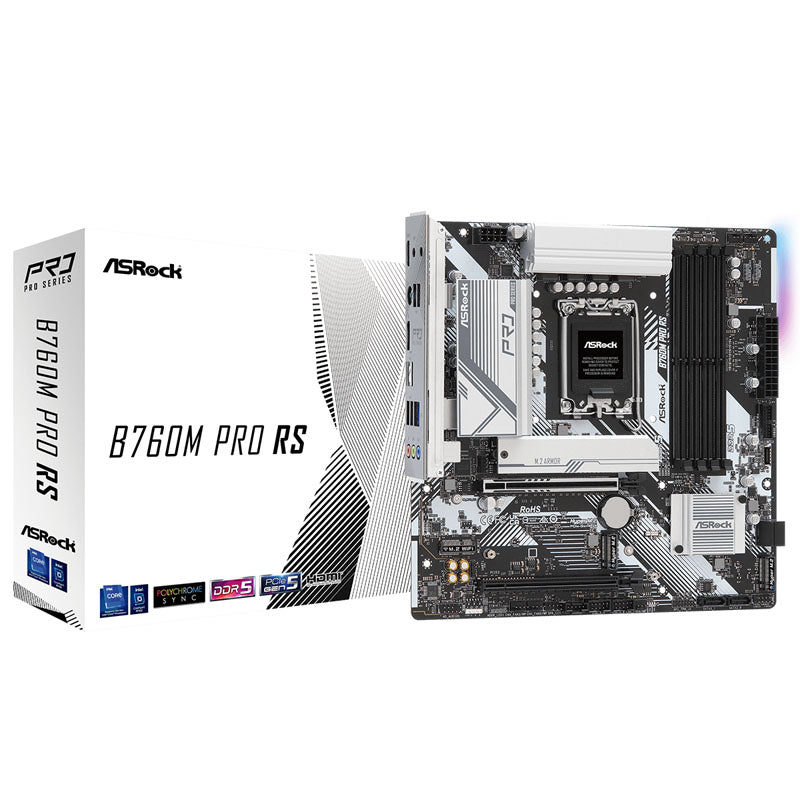ASRock B760M Pro RS DDR5 Micro ATX