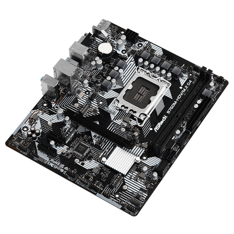 ASRock B760M HDV/M.2 D4 LGA1700 DDR4 Micro ATX
