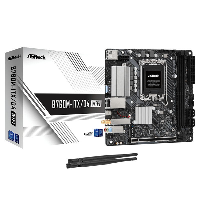 ASRock B760M ITX/D4 WiFi DDR4 Mini ITX