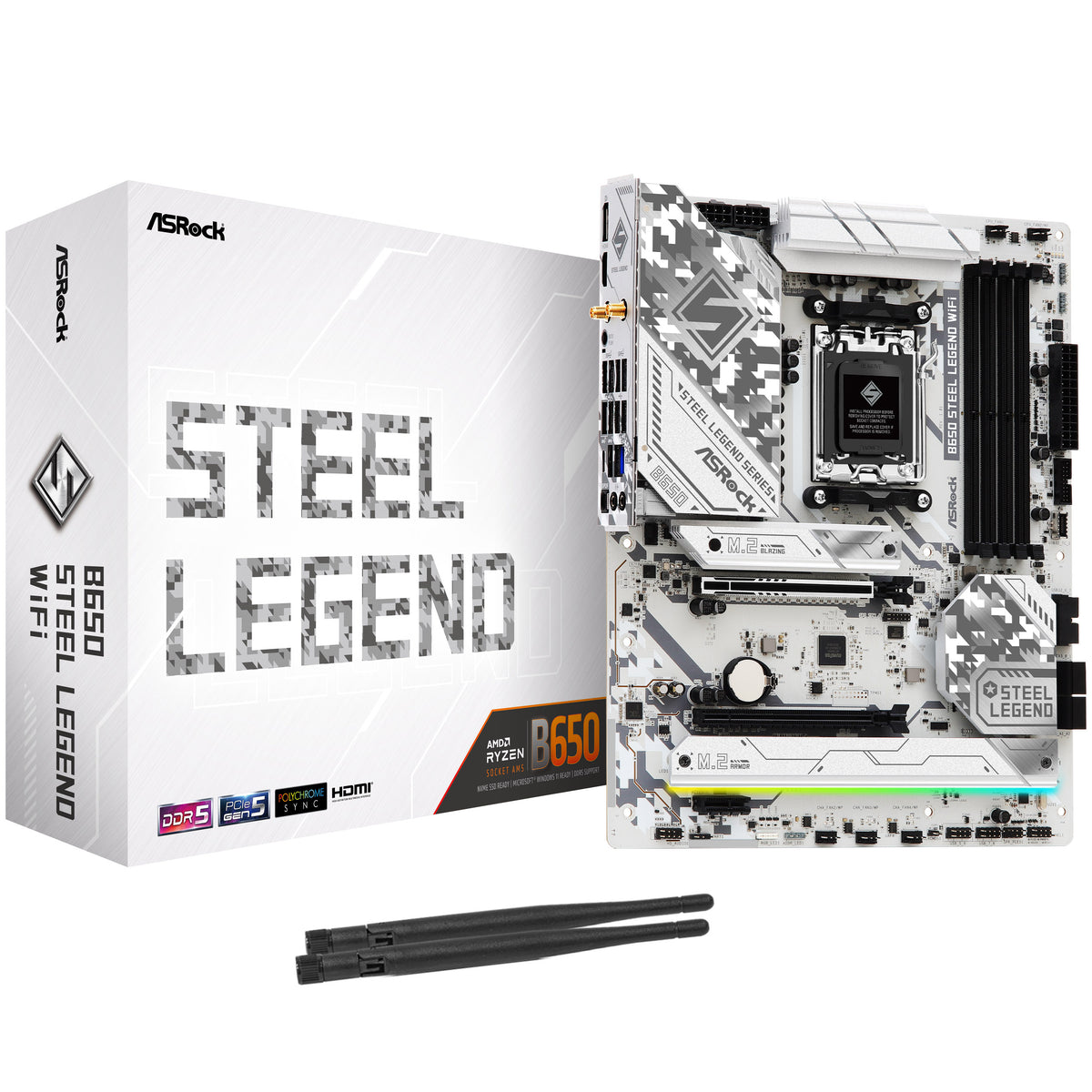 ASRock B650 Steel Legend WiFi AM5 DDR5 ATX