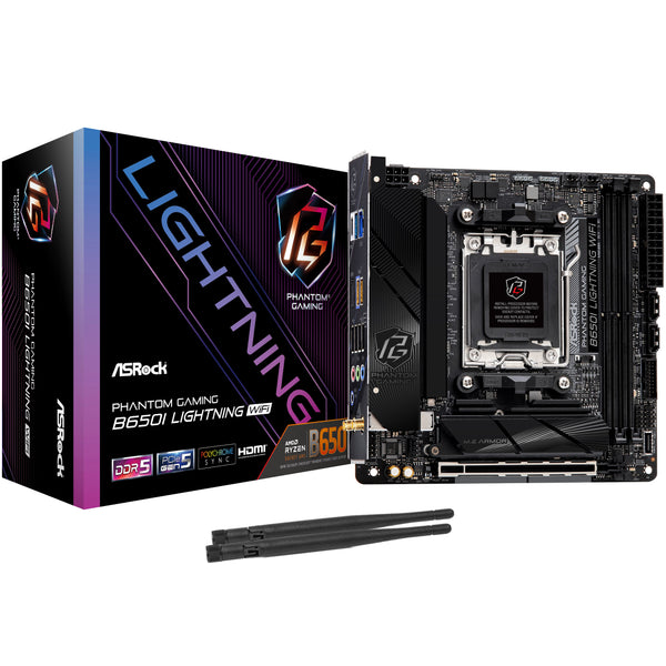 ASROCK PHANTOM GAMING B650I LIGHTNING WIFI AM5 DDR5 MINI ITX