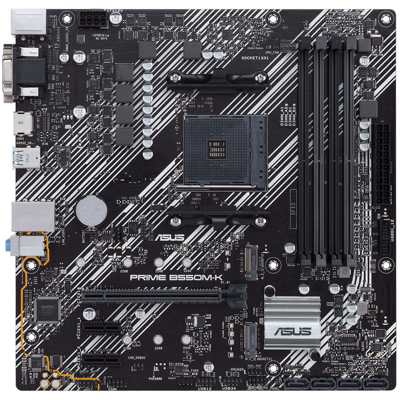 ASUS Prime B550M-K, AMD B550 Mainboard - Sockel AM4
