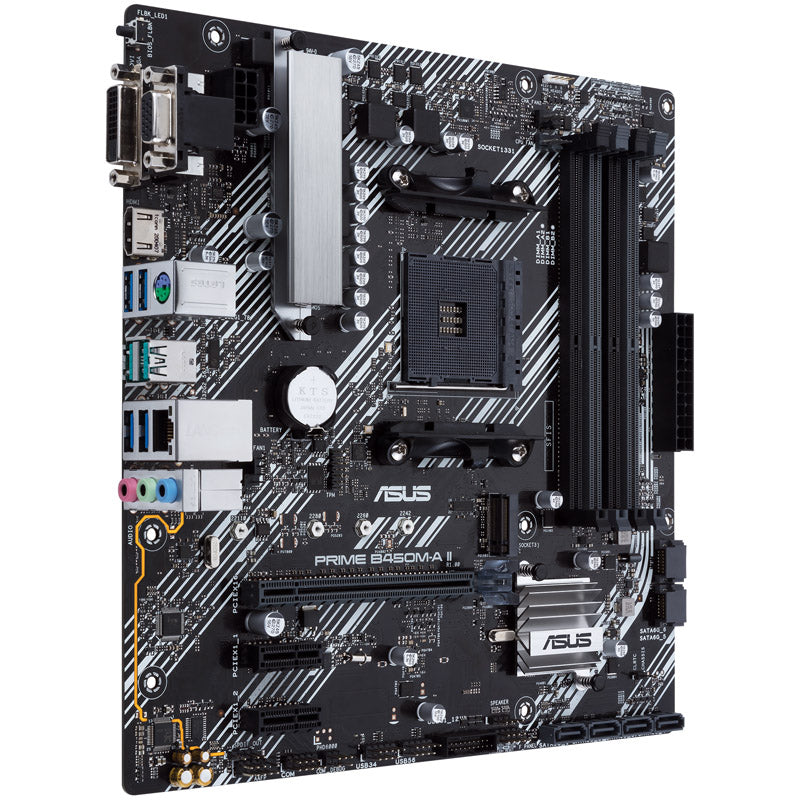 ASUS PRIME B450M-A II, AMD B450 Mainboard - Sockel AM4