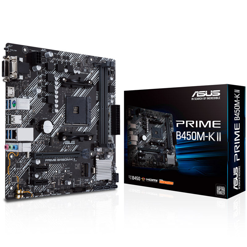 Asus B450 PRIME B450M-K II AM4 DDR4 Micro ATX