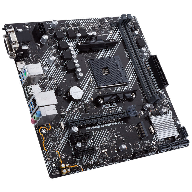 Asus B450 PRIME B450M-K II AM4 DDR4 Micro ATX