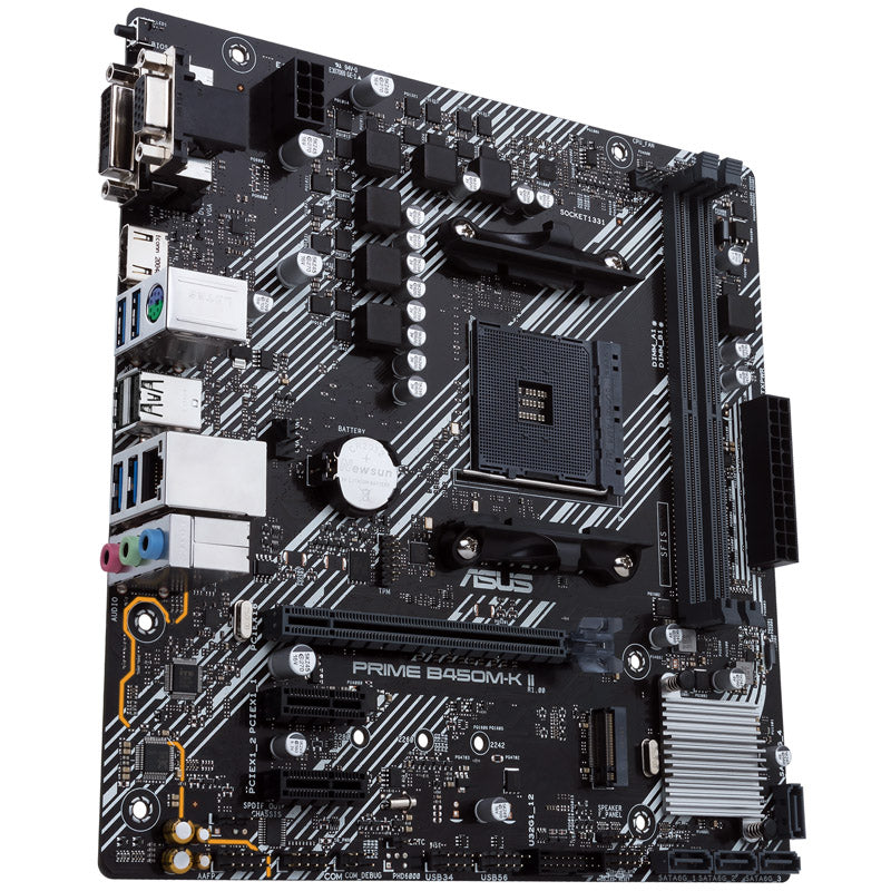 Asus B450 PRIME B450M-K II AM4 DDR4 Micro ATX