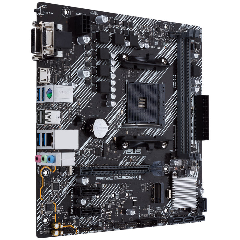 Asus B450 PRIME B450M-K II AM4 DDR4 Micro ATX