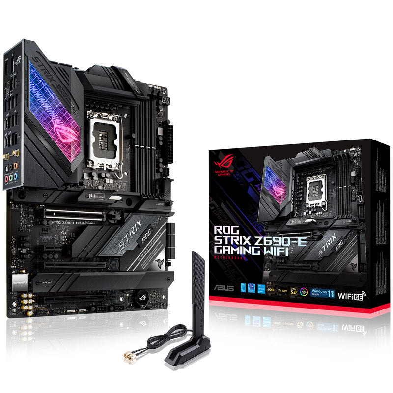 ASUS ROG STRIX Z690-E GAMING WIFI, Intel Z690 Mainboard - Sockel 1700, DDR5