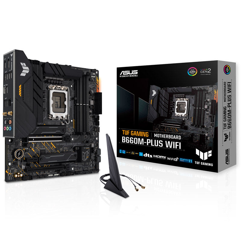 ASUS TUF Gaming B660M-Plus WiFi, Intel B660 Mainboard - Sockel 1700, DDR5