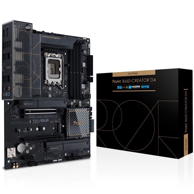 ASUS ProART B660-Creator D4, Intel B660 Mainboard - Sockel 1700, DDR4