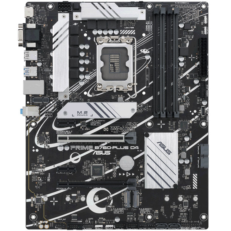 ASUS Prime B760-Plus D4, Intel B760 Mainboard - Sockel 1700, DDR4