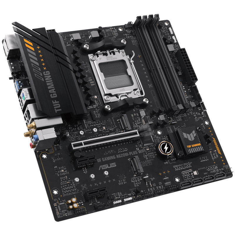 ASUS TUF Gaming A620M-Plus WiFi, AMD A620 Mainboard - Sockel AM5, DDR5
