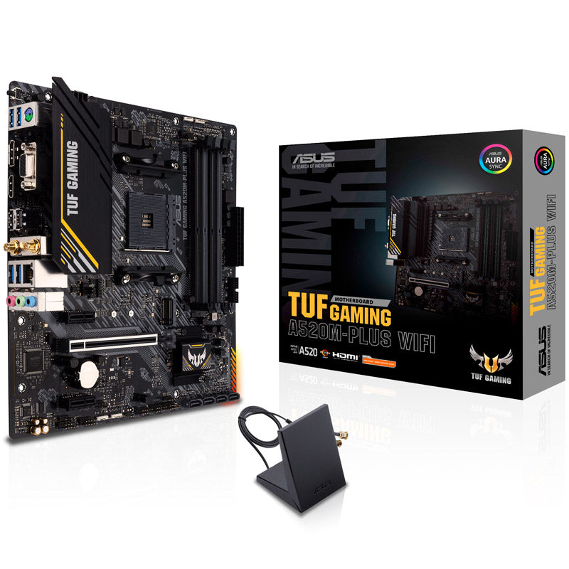 ASUS TUF Gaming A520M-Plus WiFi, AMD A520 Mainboard - Sockel AM4