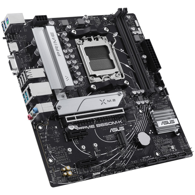 ASUS Prime B650M-K, AMD B650 Mainboard, Sockel AM5, DDR5
