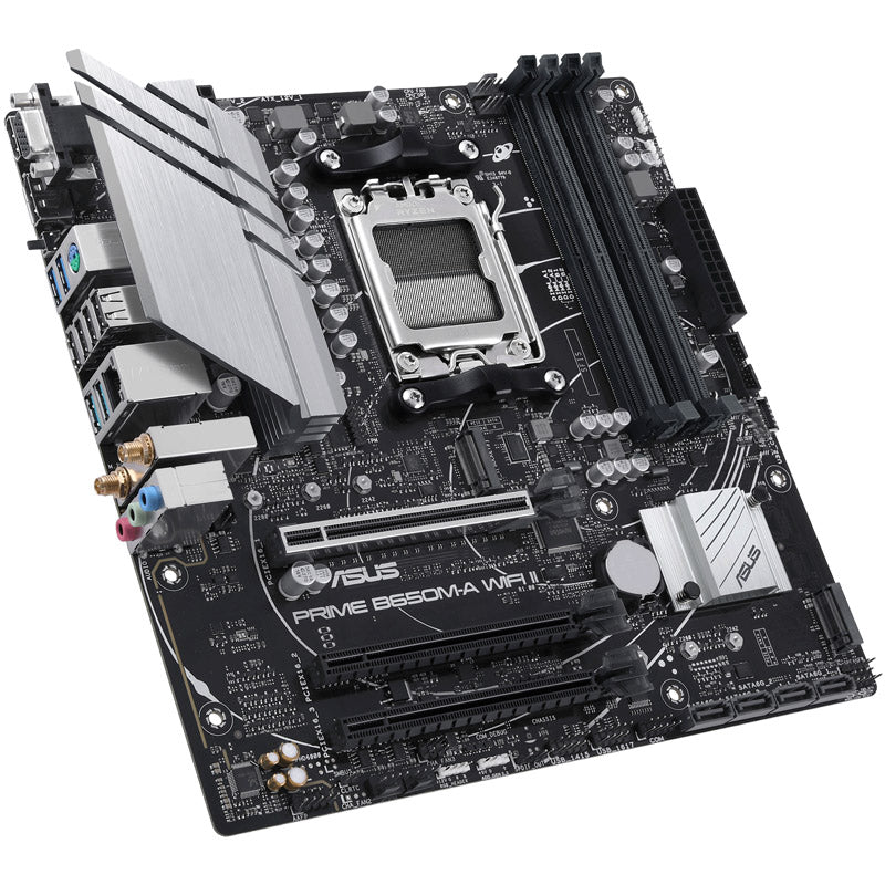 ASUS Prime B650M-A WIFI II, AMD B650 Mainboard, Sockel AM5, DDR5
