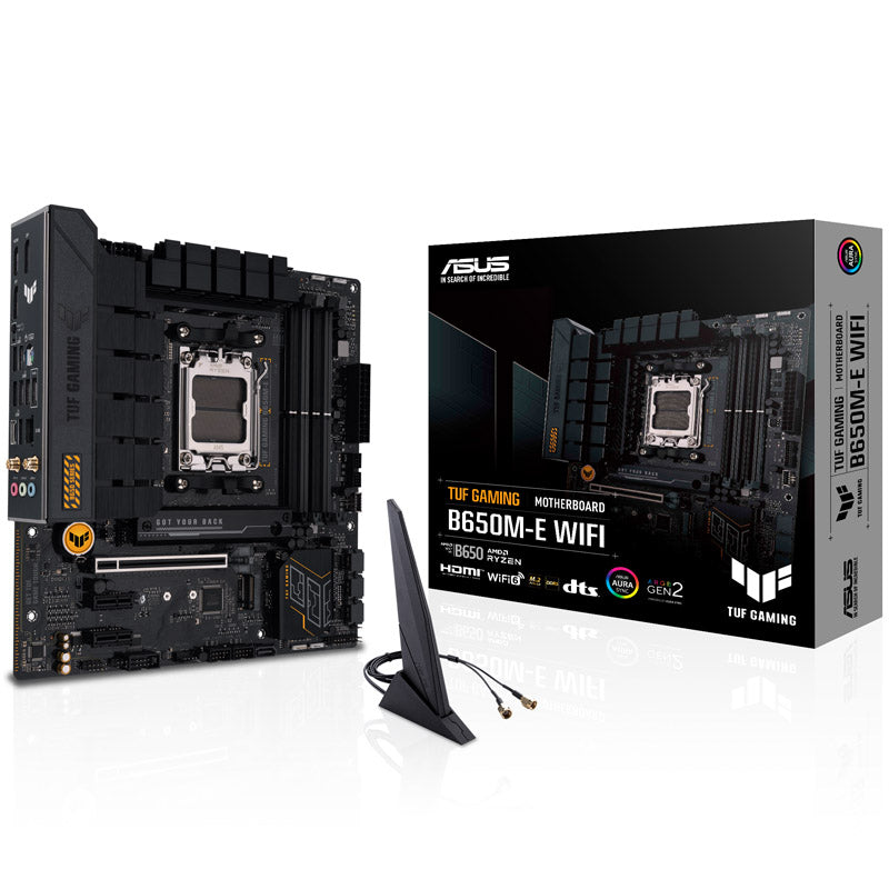 ASUS TUF Gaming B650M-E WIFI, AMD B650 Mainboard, Sockel AM5, DDR5