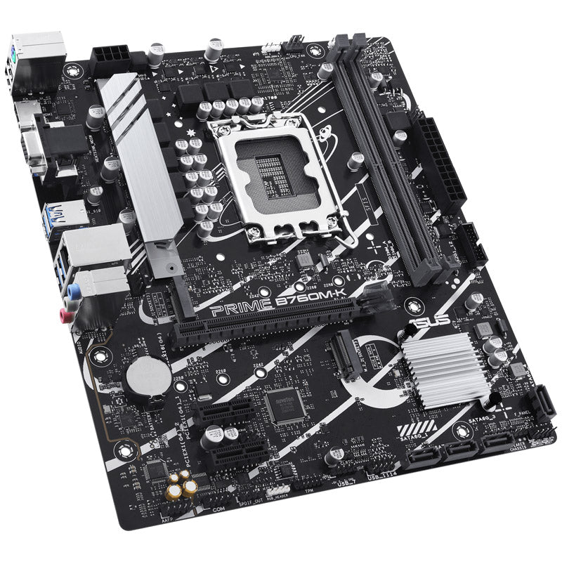 ASUS Prime B760M-K, Intel B760 Mainboard, Sockel 1700, DDR5