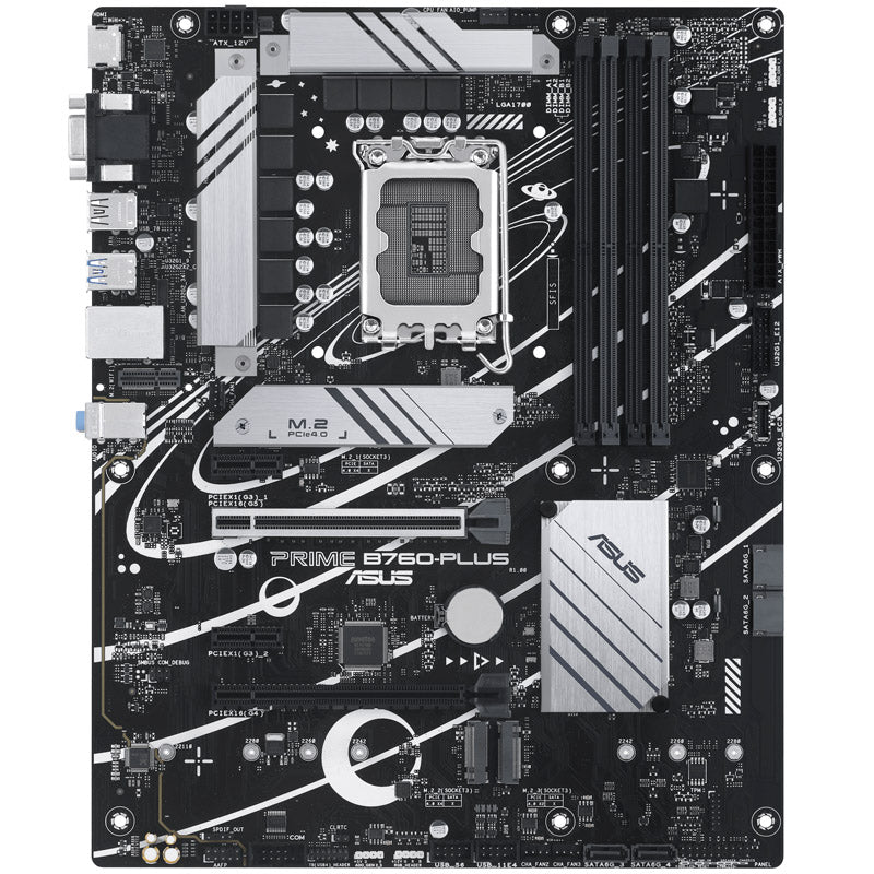 ASUS Prime B760-Plus, Intel B760 Mainboard, Sockel 1700, DDR5