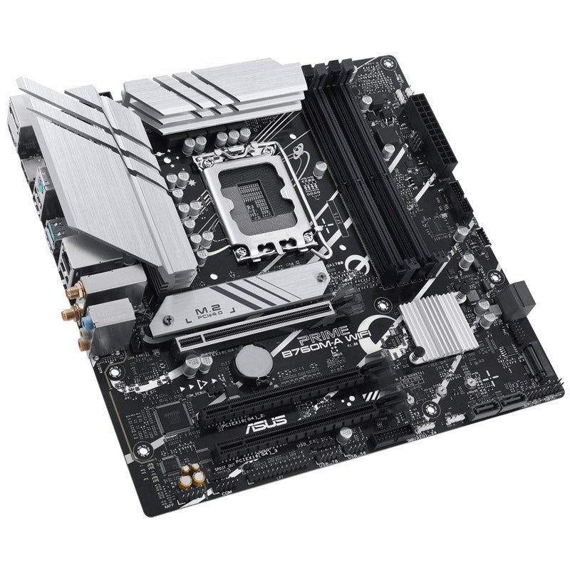 ASUS Prime B760M-A WIFI, Intel B760 Mainboard, Sockel 1700, DDR5