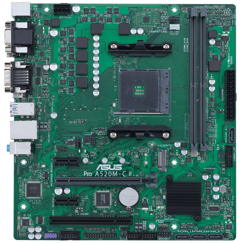 Asus AMD A520 PRO A520M-C II/CSM AM4 DDR4 Micro ATX