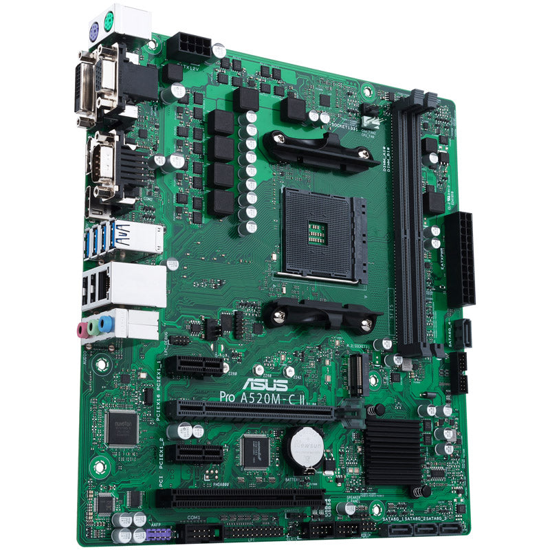 Asus AMD A520 PRO A520M-C II/CSM AM4 DDR4 Micro ATX