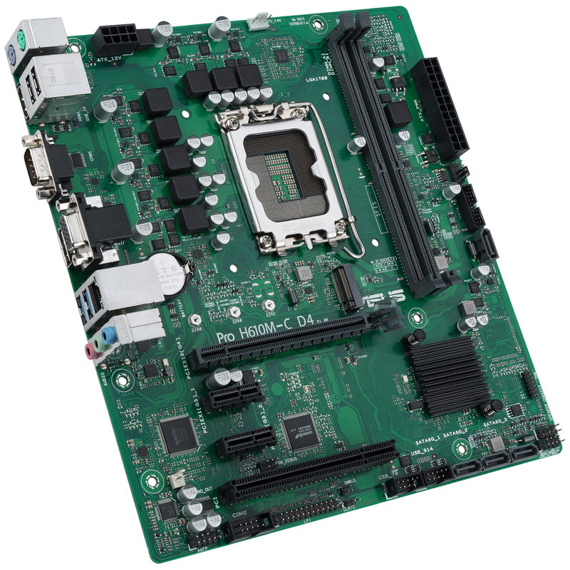 ASUS PRO H610M-C D4-CSM, Intel H610 Mainboard, Sockel 1700, DDR4