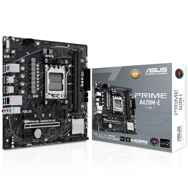 Asus AMD A620 PRIME A620M-E-CSM AM5 DDR5 Micro ATX
