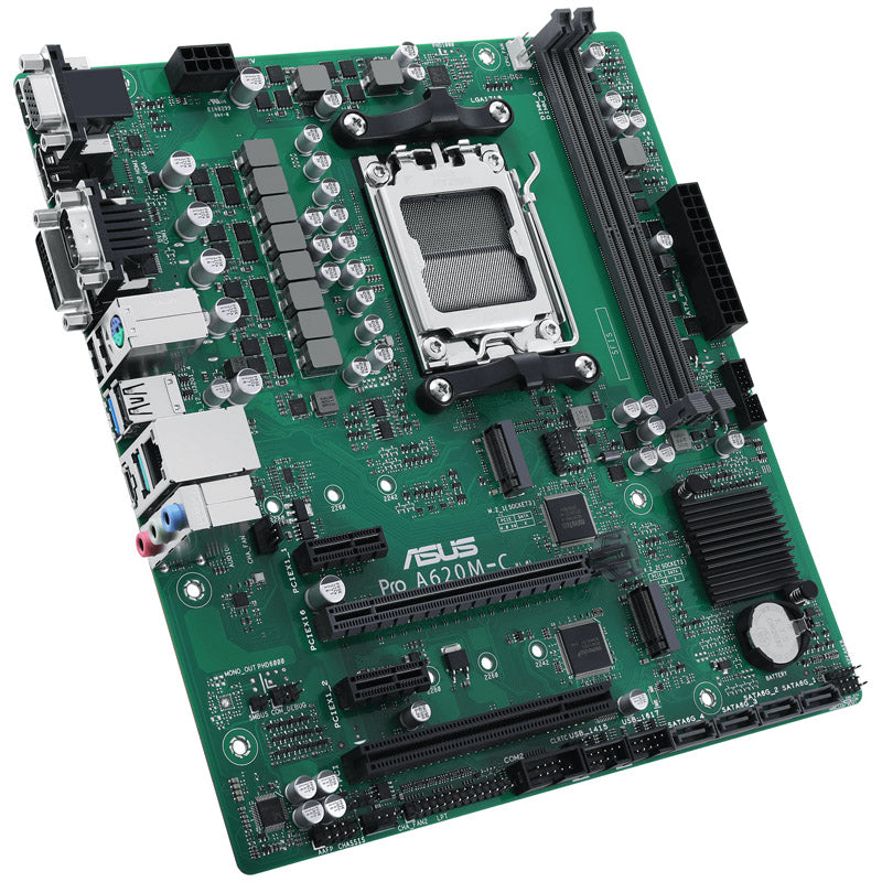 ASUS PRO A620M-C-CSM, AMD A620 Mainboard, Sockel AM5, DDR5