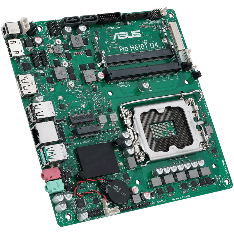 ASUS PRO H610T D4-CSM, Intel H610 Mainboard, Sockel 1700, DDR4